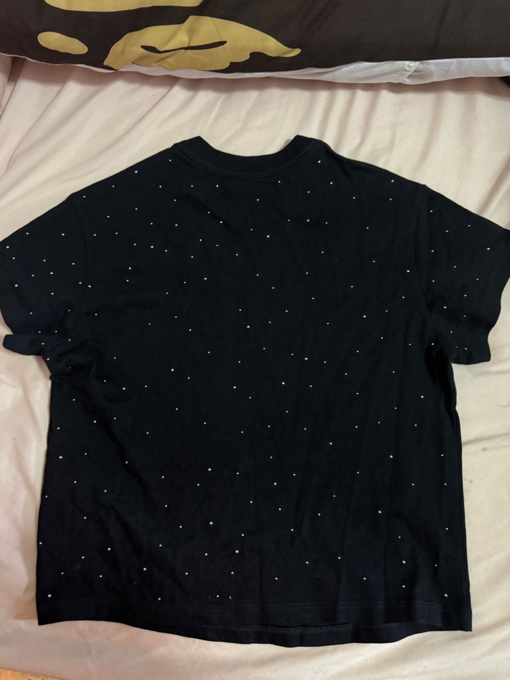 KITH Black Rhinestone Logo Tee - Picture 2 of 2